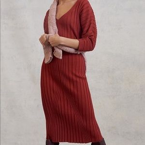 Maeve by Anthropologie Maris Ribbed Midi Dress
